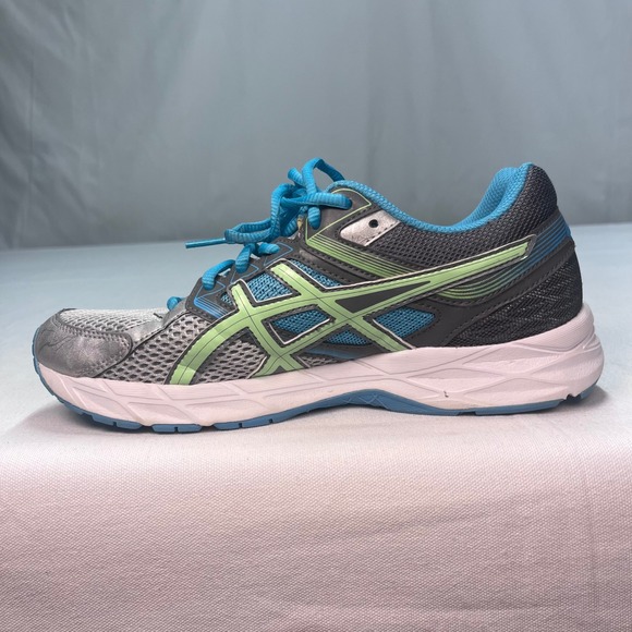 Asics GEL-CONTEND 3 Women's Running‎ Shoes Size 9 US Silver Blue Athletic - Picture 7 of 11
